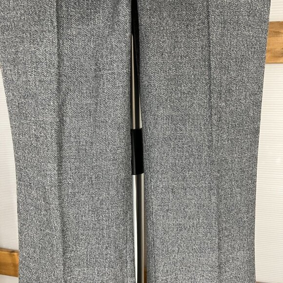 Elie Tahari 98% Wool Medium Gray Tweed Wide Leg Trouser Pants Sz 6 - Picture 5 of 15